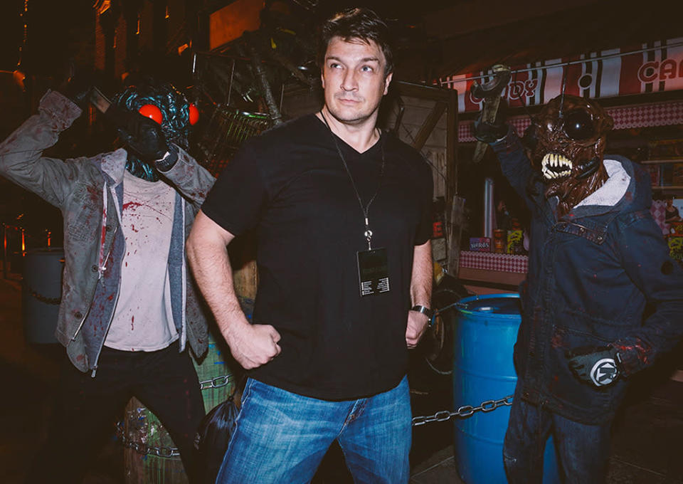 Everyone, stay calm. 'Castle’ star Nathan Fillion is here to save you. (Courtesy of NBC Universal)