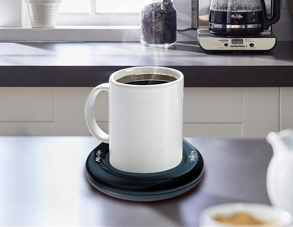 Mr-Coffee-Mug-Warmer-for-Coffee-and-Tea-Portable-Cup-Warmer-for-Travel-Office-Desks-and-Home-Black-Amazon-White-Elephant-Gift-Exchange