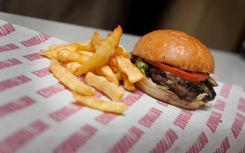 Eating a dirty burger with a fork wouldn't be on - Credit: Bacchus/Dirty Burger