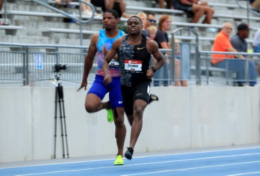 Christian Coleman cruised through his opening 100m heat at the US Championships but was unhappy with a 'sloppy' display