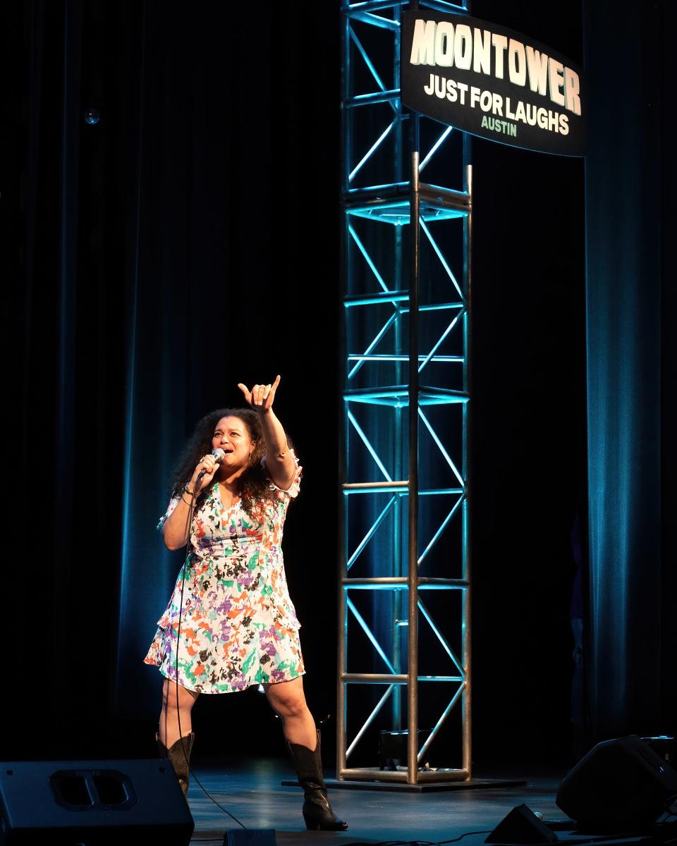 Comedian Michelle Buteau performs at the Moontower Just For Laughs Austin comedy festival last year. This year, the festival returns April 12-23.