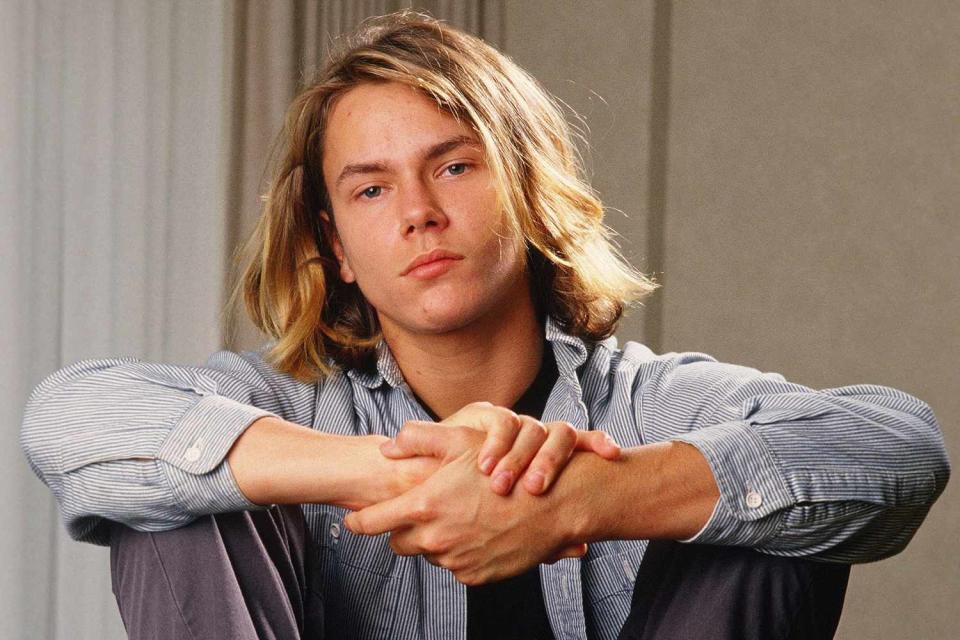 George Rose/Getty  River Phoenix photographed in Los Angeles in 1988