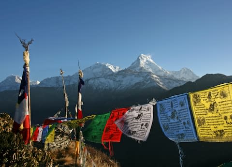 Prayer flags in the Himalayas - Credit: ARTURBO