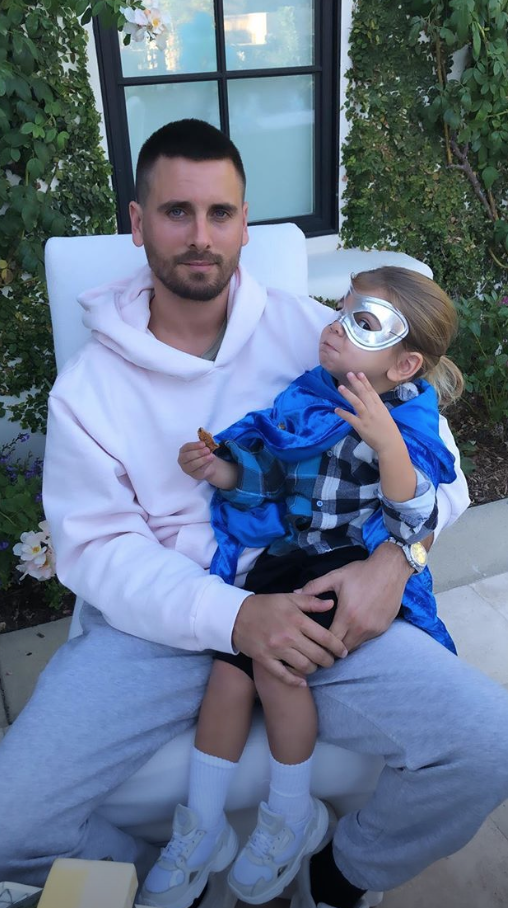 Reign and Scott Disick