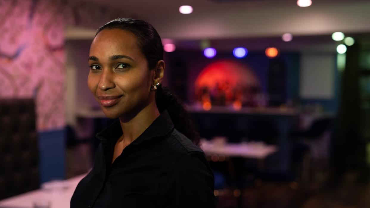 Hind Mubarak Brown opened Vain in Versailles, her second restaurant, in Ottawa's Little Italy in June 2023. The city has issued 360 food premise licences since March of last year, a sign the local restaurant scene is on the upswing. (Arthur White-Crummey/CBC - image credit)