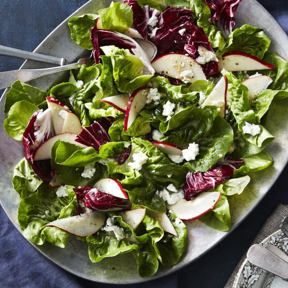 Fall Greens and Pear Salad