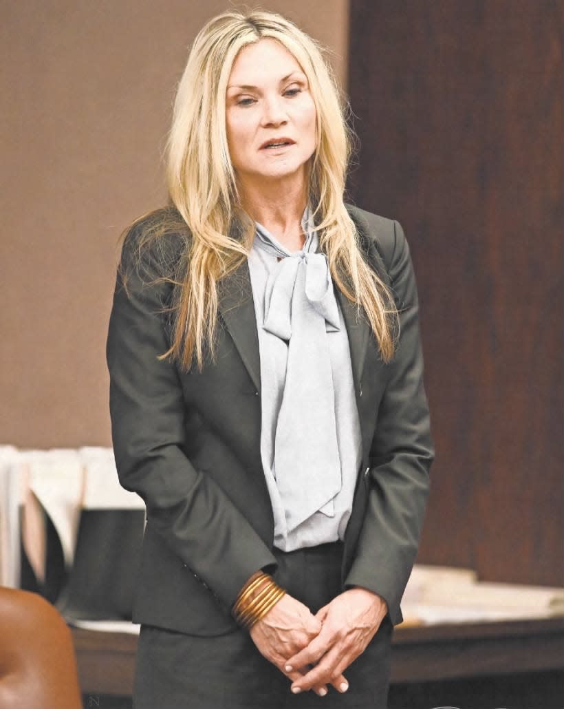 Amy Locane was sentenced to five years in state prison on Friday, Feb. 15, 2019, by Judge Kevin Shanahan during a hearing at the Somerset County Superior Courthouse in Somerville.