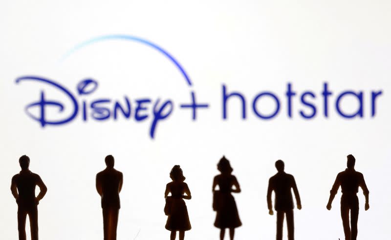 Illustration shows Disney+ Hotstar logo