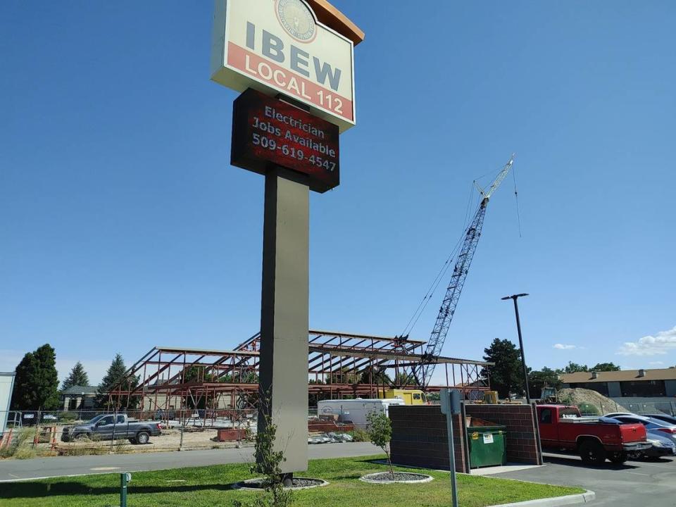 International Brotherhood of Electrical Workers 112 and the National Electrical Contractors Association are constructing a $10 million Joint Apprenticeship Training Center at 142 N. Edison St., Kennewick. The JATF is next to the IBEW 112 meeting hall. Wendy Culverwell