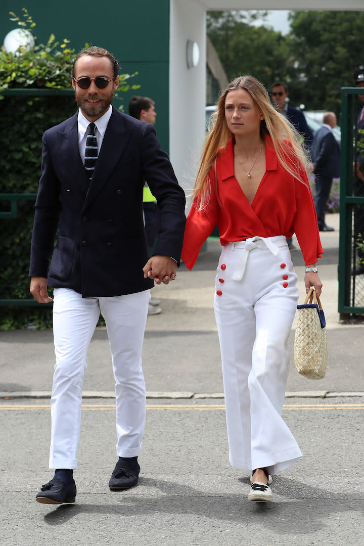 Day 13 of Wimbledon 2019: James Middleton and Alizee Thevenet