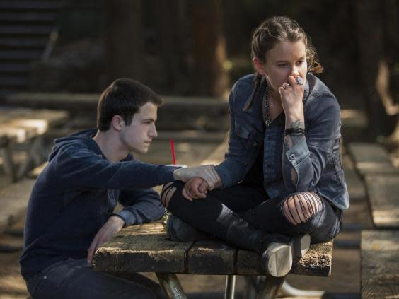 Netflix show was criticised for its graphic portrayal of Hannah Baker's suicide (Beth Dubber/Netflix)