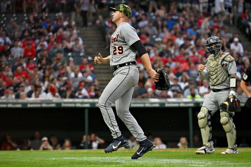 Sadly, the camo gear worn by players this weekend across the majors offers no protection against heat-seeking missiles, such as the one that hit Tarik Skubal in the shin on Friday.