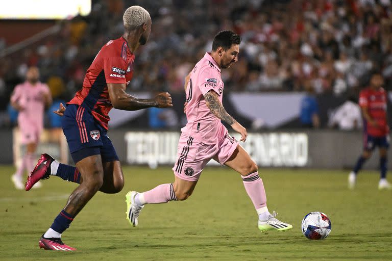 Lionel Messi marcó tres dobletes consecutivos en los últimos tres partidos en Inter Miami