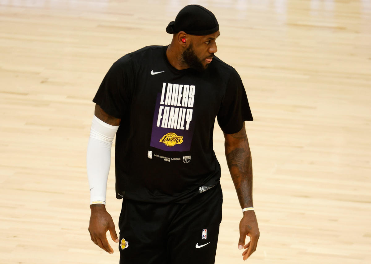 LeBron James' new No. 6 Lakers jersey is now available for purchase