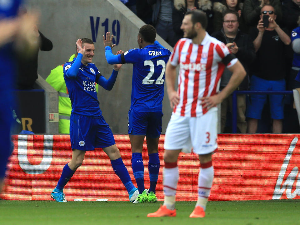 Jamie Vardy is back on song - all's well with the world...