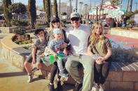 <p>The whole family spent the day at Boomers and Haack <a href="https://www.instagram.com/p/CaLXA0PPtpV/" rel="nofollow noopener" target="_blank" data-ylk="slk:revealed on Instagram;elm:context_link;itc:0;sec:content-canvas" class="link ">revealed on Instagram</a> that "Hudson won the grand prize (1000 tickets 🎟) and bought everyone gifts… but for real he did… 😳beginners luck ❤️"</p>