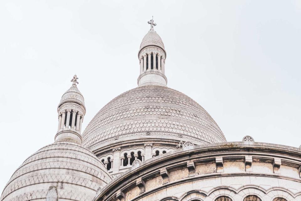 The Basilica of the Sacre Coeur of Paris .