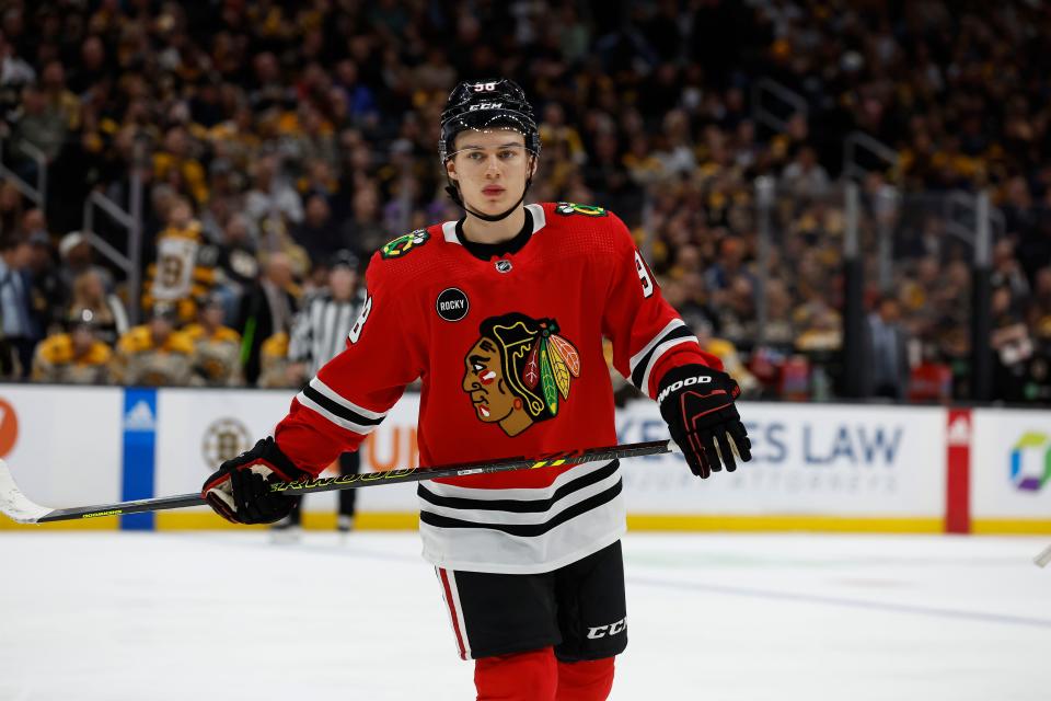 Chicago Blackhawks center Connor Bedard will face the Boston Bruins for the second time this season. He scored his first NHL goal against that team.