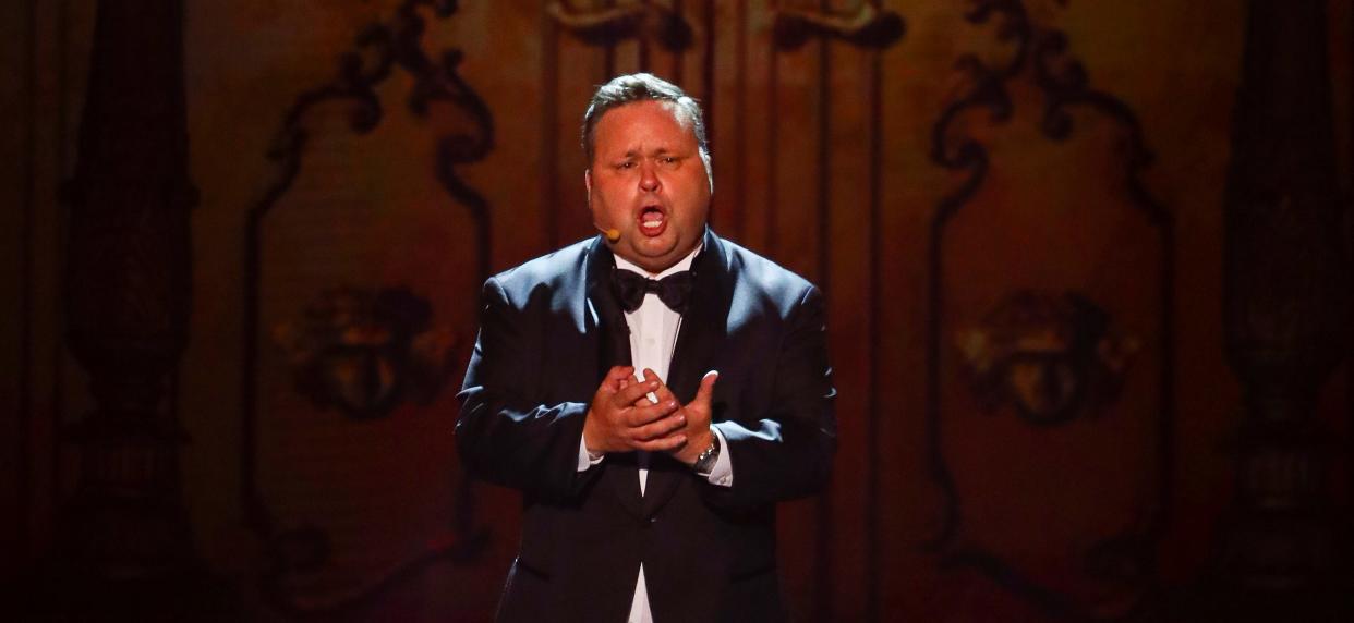 Paul Potts performs on BGT: The Champions (Credit: Syco/Thames)