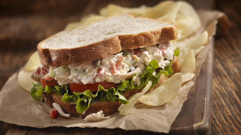 Chicken salad sandwich