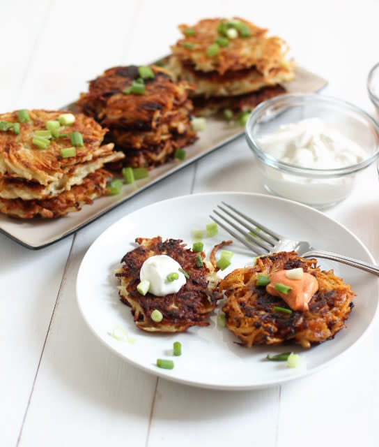 Ko-Jew Kimchee Latkes