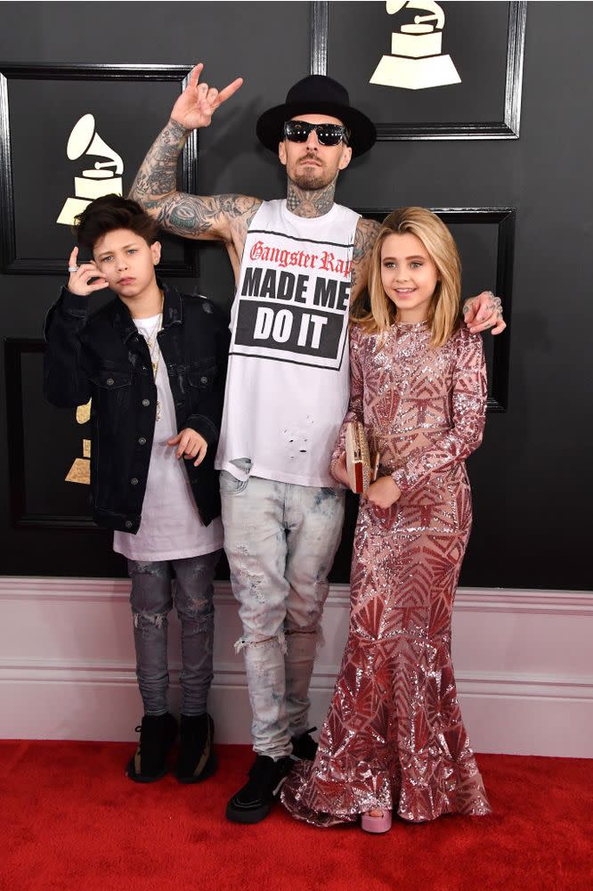 Landon Barker, Travis Barker and Alabama Barker