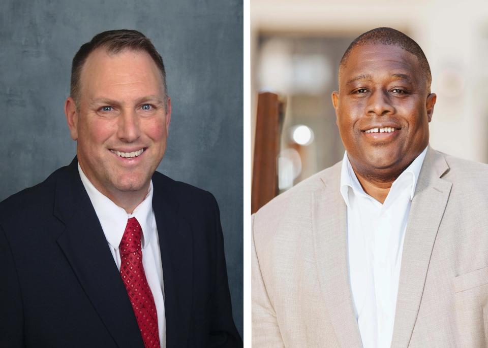 Steven Brewer and AuBroncee Martin are contending for circuit court judge for the Eighth Judicial Circuit.