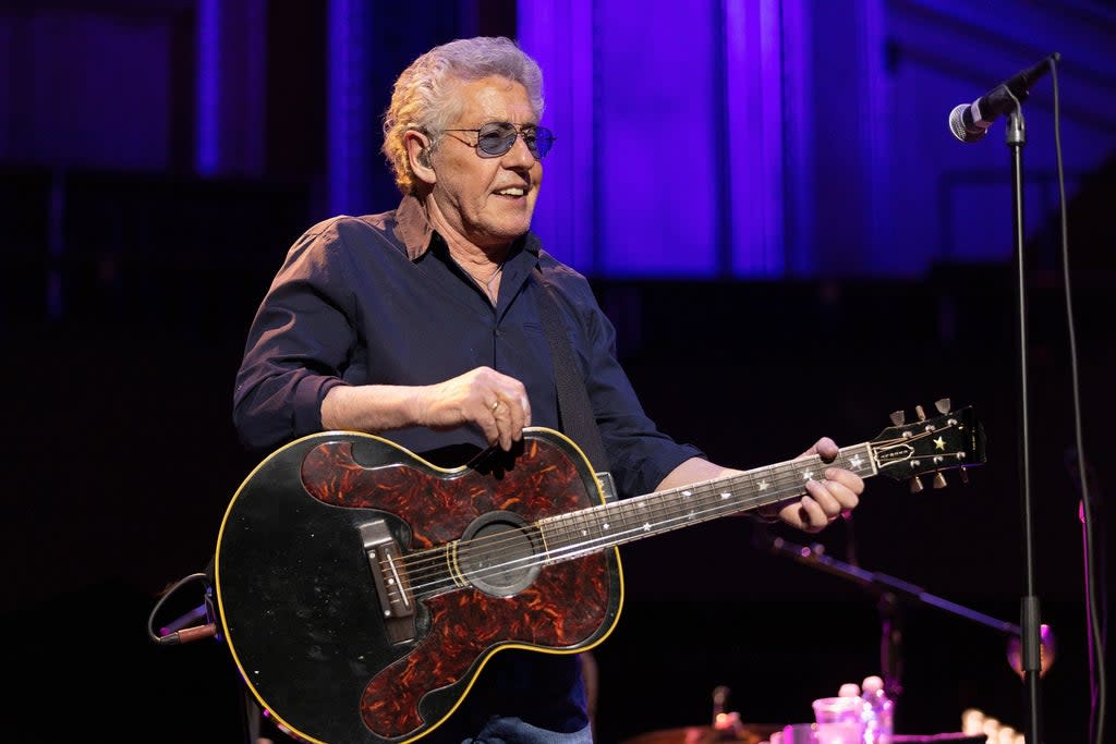 Roger Daltrey on stage at the Royal Albert Hall  (PA)