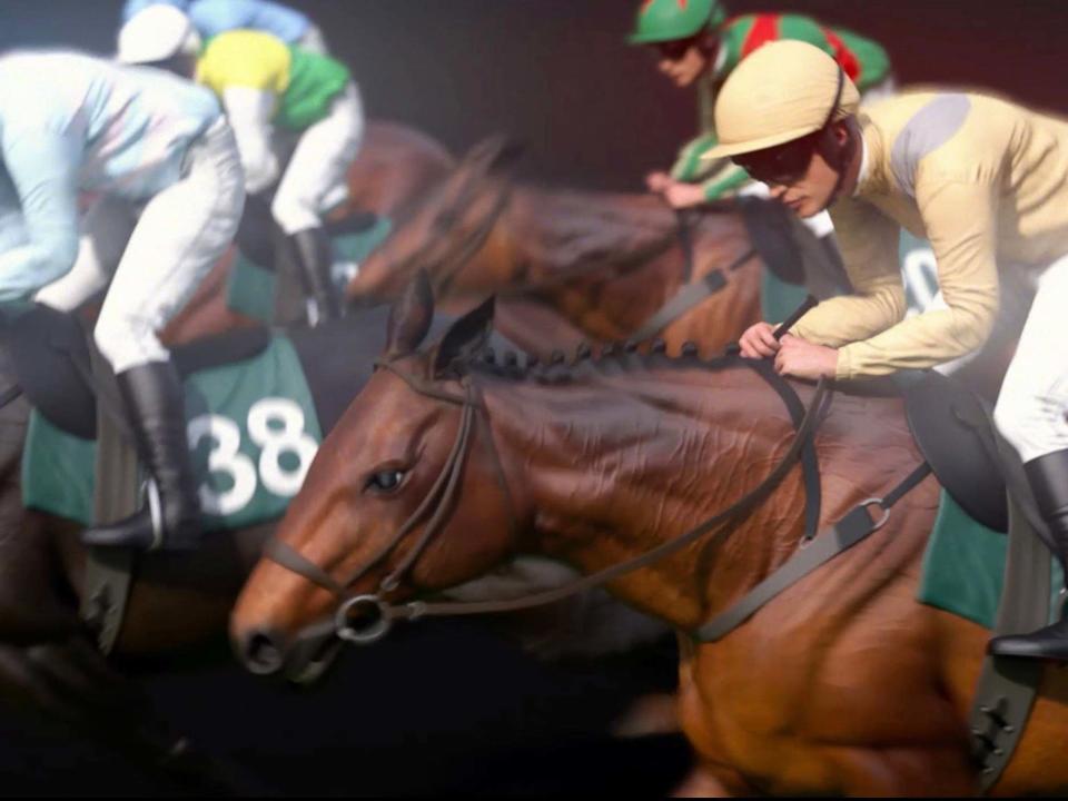 The Virtual Grand National will be broadcast on ITV: EPA