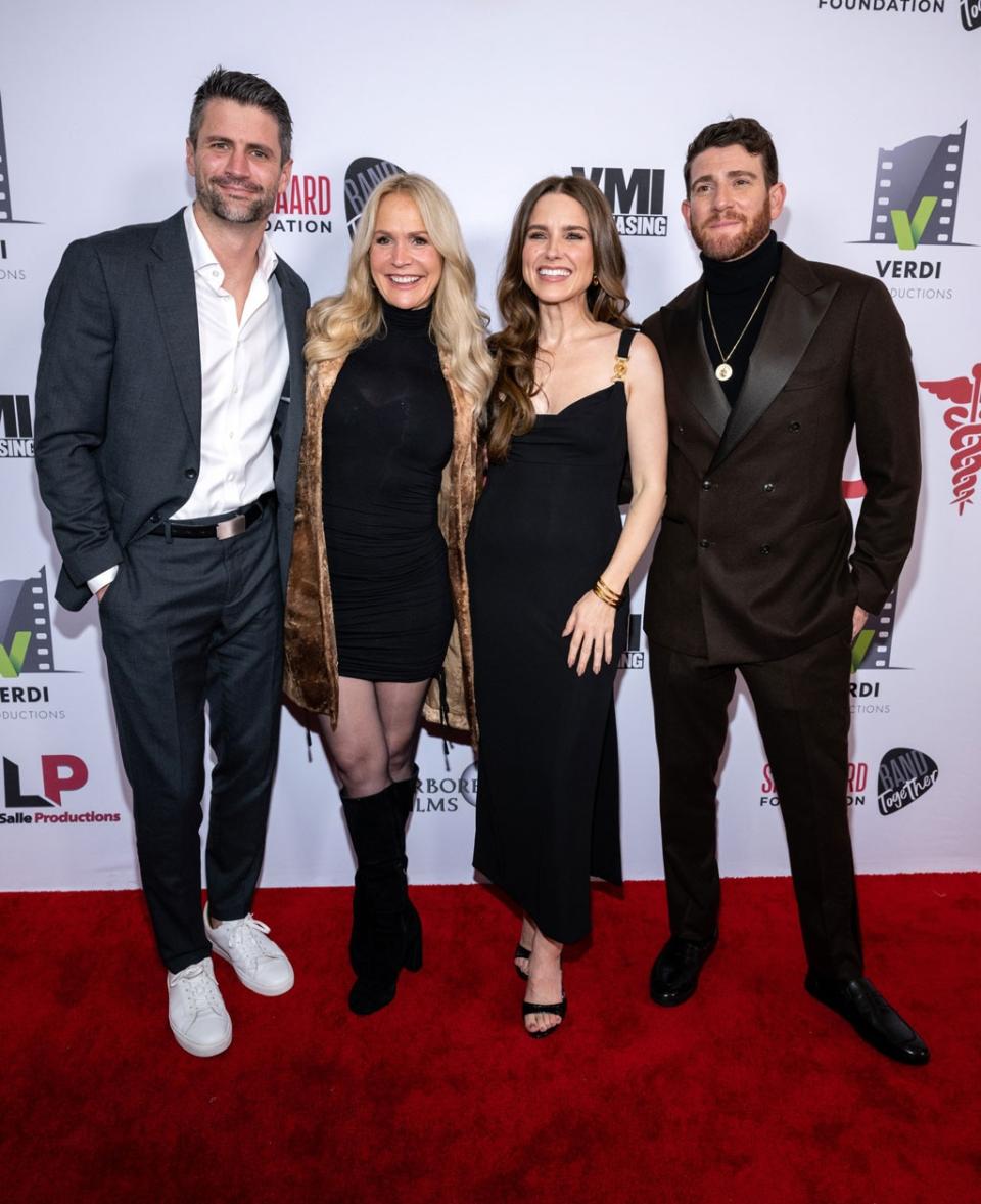 James Lafferty, Barbara Alyn Woods, Sophia Bush and Bryan Greenberg