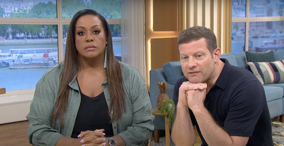 Alison Hammond and Dermot O'Leary respond to Phillip Schofield's interview on This Morning. (ITV/YouTube)