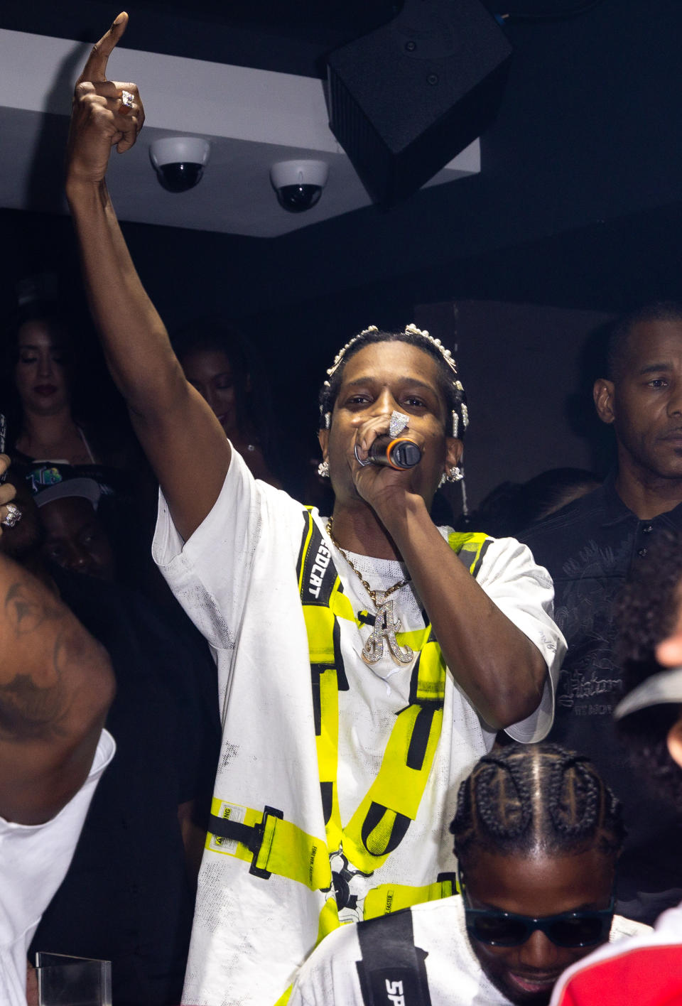 MIAMI, FLORIDA - MAY 5: A$AP Rocky performs at E11EVEN Miami during Miami Race Week on May 5, 2024 in Miami, Florida. (Photo by Alexander Tamargo/Getty Images for E11EVEN)