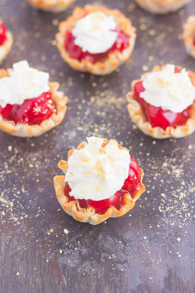 2-Ingredient Cherry Pie Bites