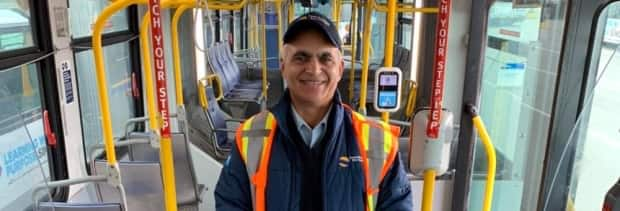 Charanjit Parhar died after an accident left him pinned between two buses in Vancouver on Monday.  (Facebook - image credit)