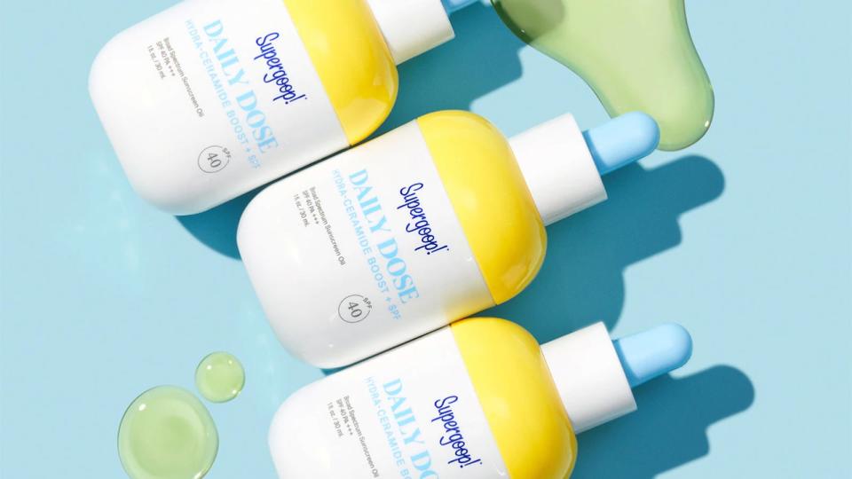 Save 20% sitewide at Supergoop and stock up on SPF products for the summer.