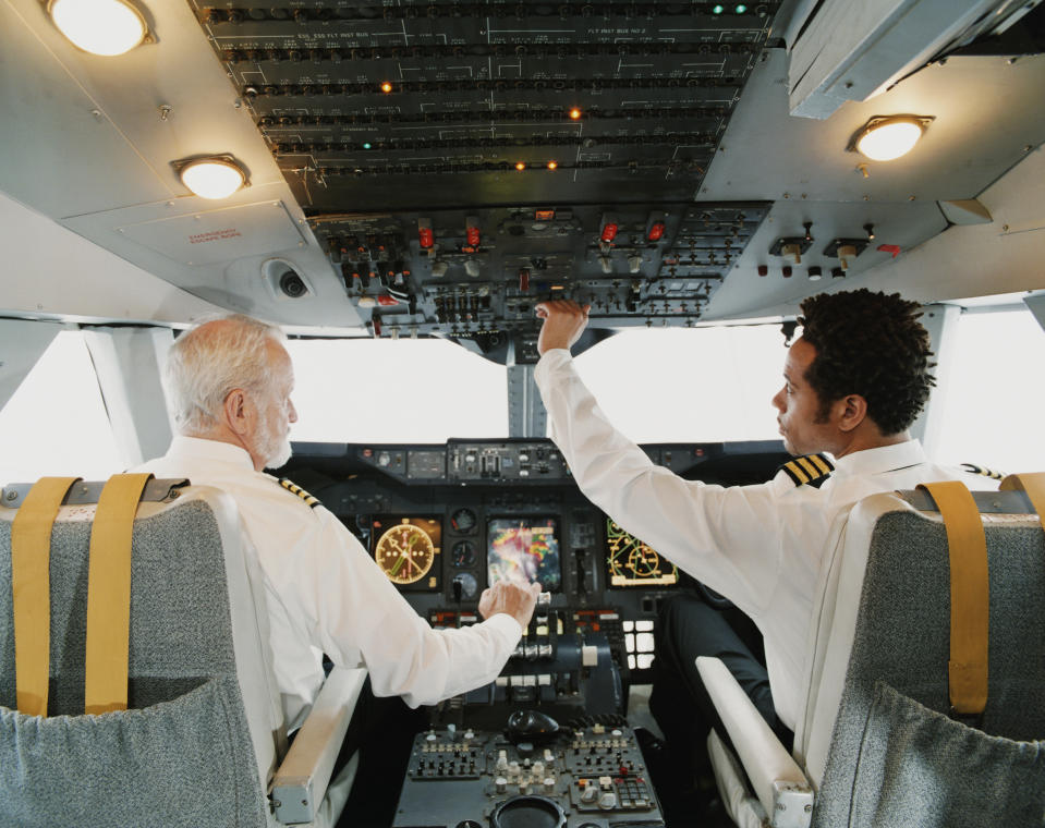 The majority of a flight will be driven by auto pilot. (Getty Images)