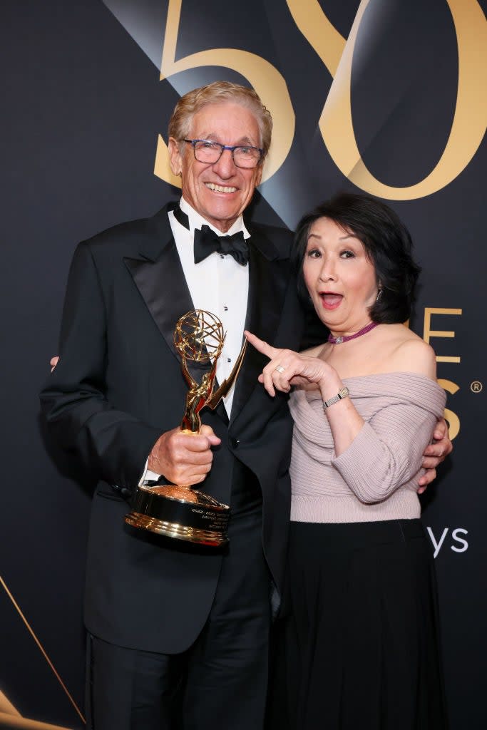 Maury Povich and Connie Chung