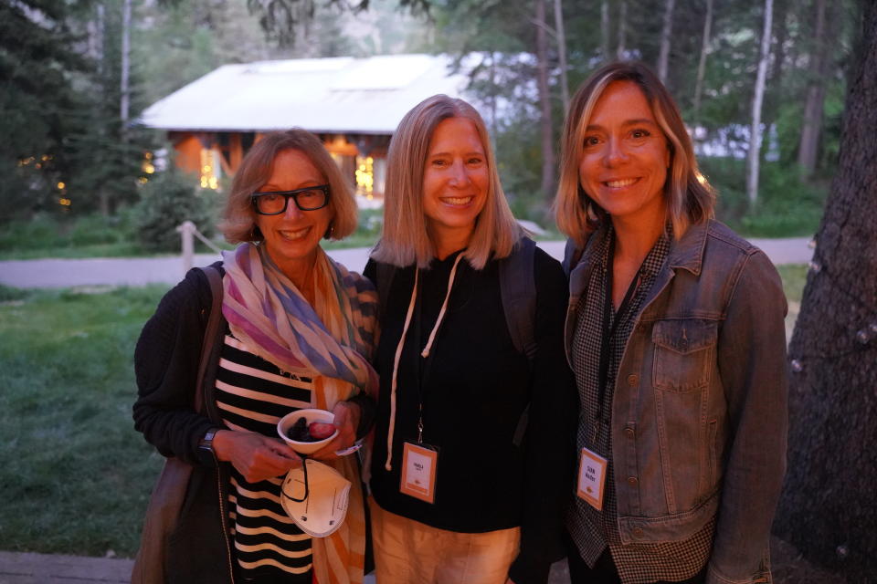 Michelle Satter, Pamela Martin, and Sian Heder at the 2022 Directors Lab - Credit: Tammie Rosen/ Sundance Directors Lab