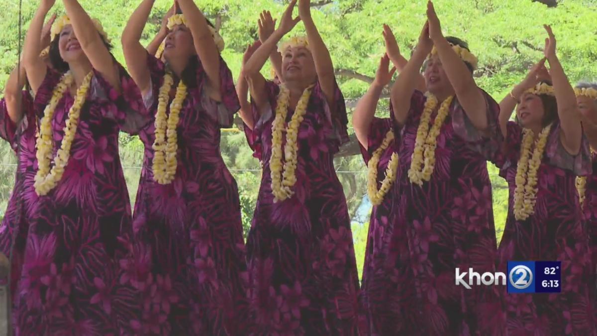 Hula halau take to Kapiolani park for the Na Hula Festival