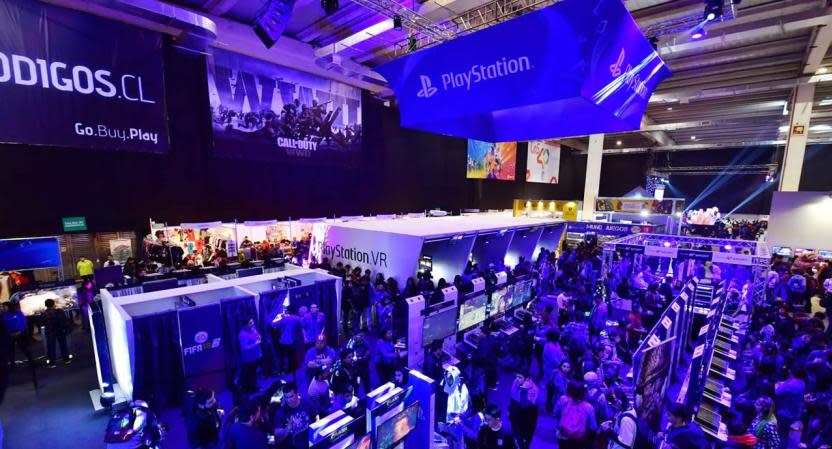 Booth de PlayStation en Festigame 2018