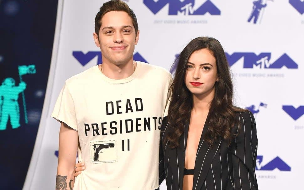 Pete Davidson and Cazzie David