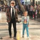 <b>Silvia Grilli:</b> "Karl Lagerfeld says hello to Havana at the Chanel Cruise Fashion Show. KARL LAGERFELD SALUTA L'HAVANA. @grazia_it #chanelcruisecuba #chanelincuba @chanelofficial @karllagerfeld #cococuba"