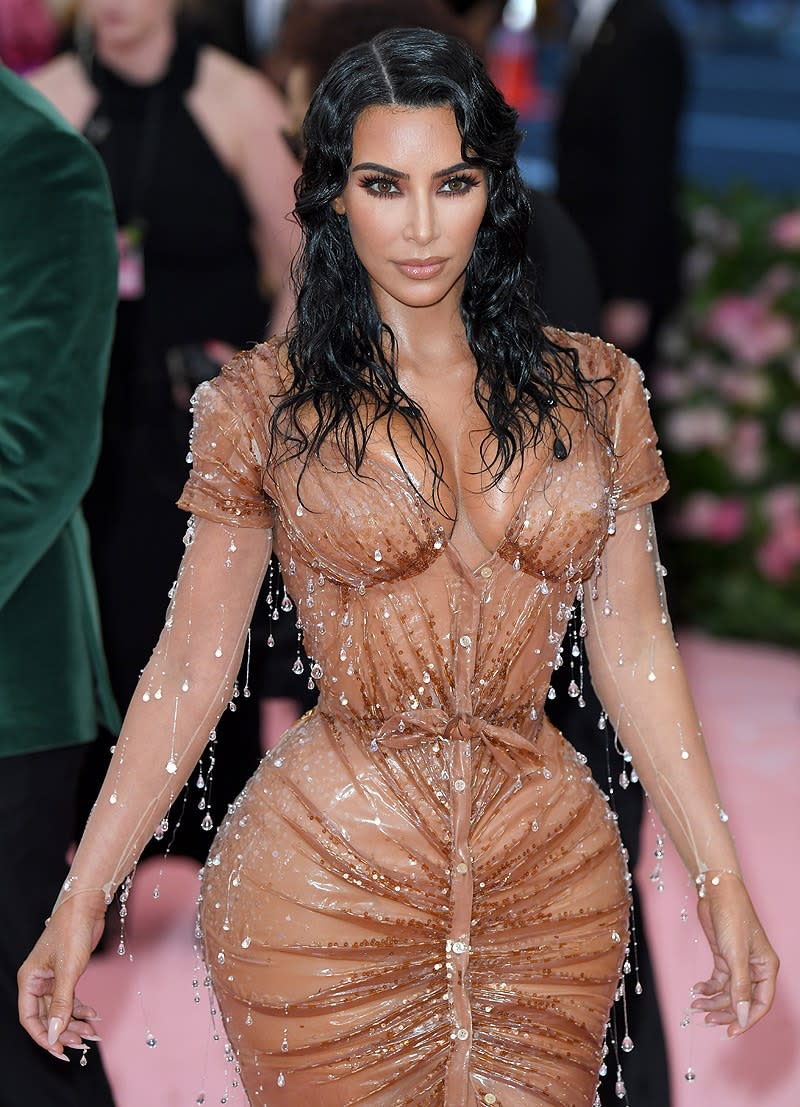 La transformación del cuerpo de Kim Kardashian