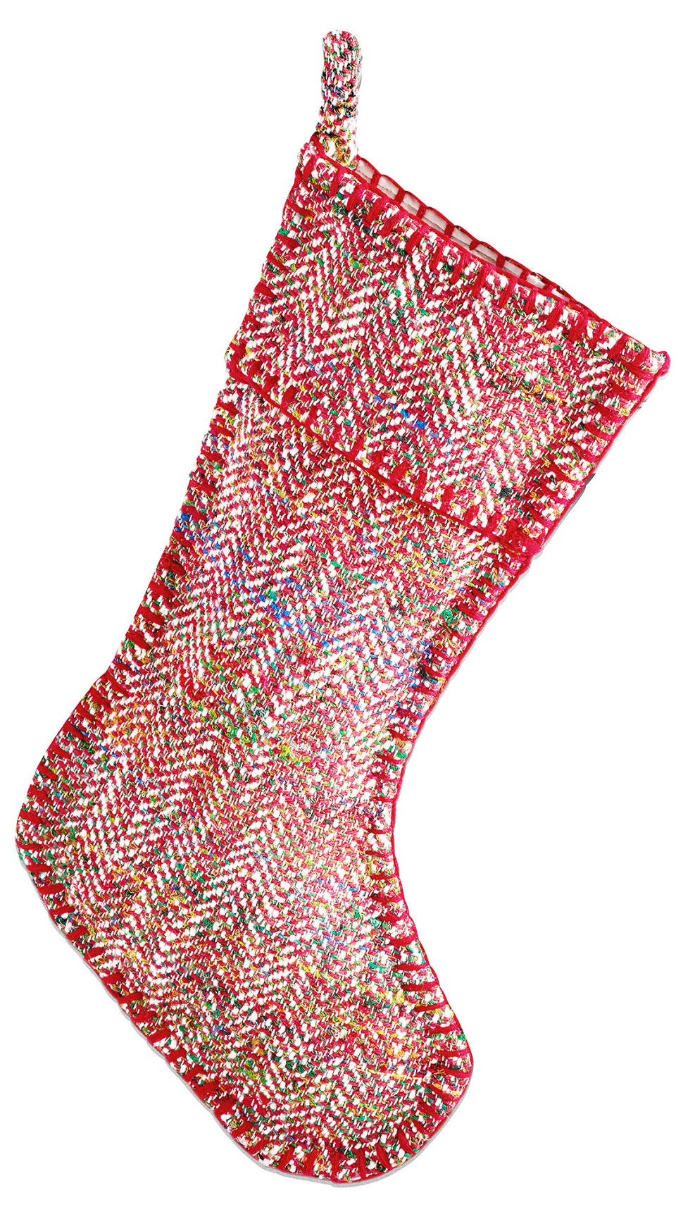 World Market Chevron Sari Stocking