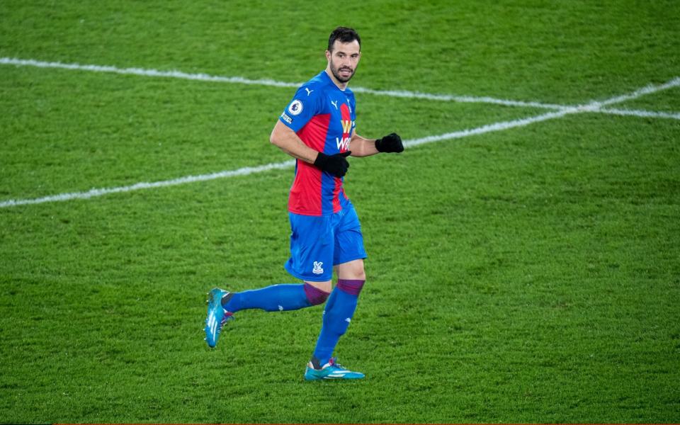 Luka Milivojevic of Crystal Palace during the Premier League match between Crystal Palace and Sheffield United  - Getty Images