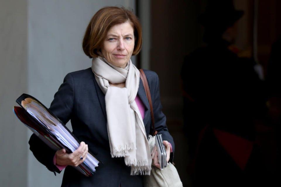 Florence Parly, Ministre des Armées, quitte l'Elysée le 30 octobre 2019  - Ludovic Marin / AFP

