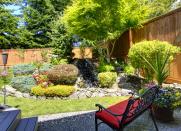 <body><p>You can <a rel="nofollow noopener" href=" http://www.bobvila.com/slideshow/10-of-the-best-trees-for-any-backyard-49100?bv=yahoo" target="_blank" data-ylk="slk:plant trees;elm:context_link;itc:0;sec:content-canvas" class="link ">plant trees</a> in a small yard so long as you choose ones that grow up instead of out. Taller, thinner shapes, such as columnar evergreens, and dwarf varieties of shrubs will give you lush landscaping without eating up all your space.</p></body>