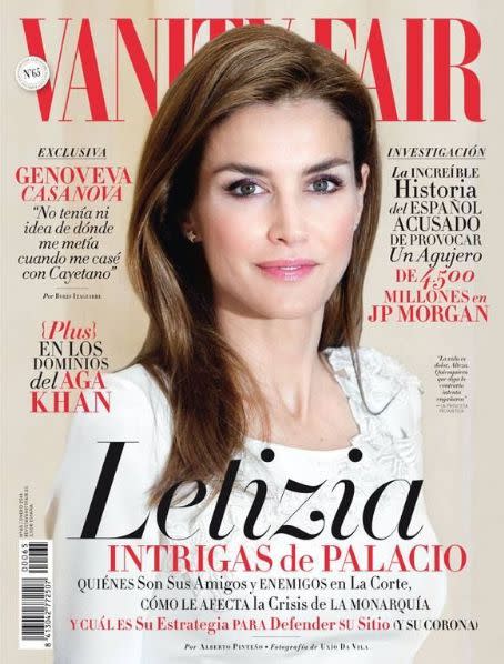 Queen Letizia of Spain, Vanity Fair Spain (January 2014)