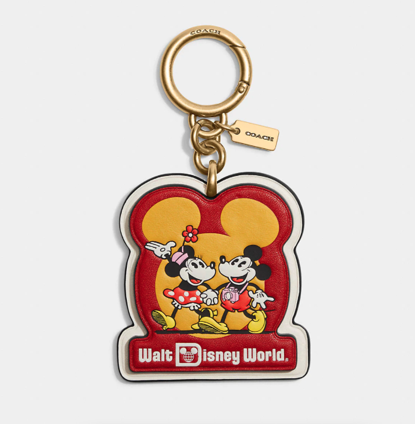 Disney X Coach Touring Mickey Mouse Bag Charm. Image via Coach.