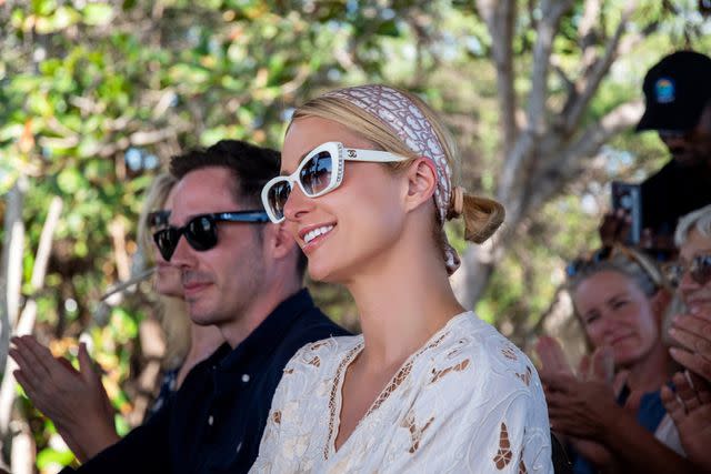 <p>Courtesy of 11:11 Media Impact</p> Carter Reum supports wife Paris Hilton in Treasure Beach, Jamaica